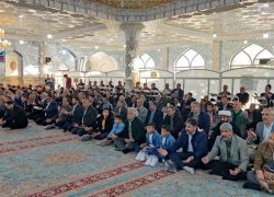 آغاز سال 1403 در امامزاده سلطان سید علی (ع) نایین