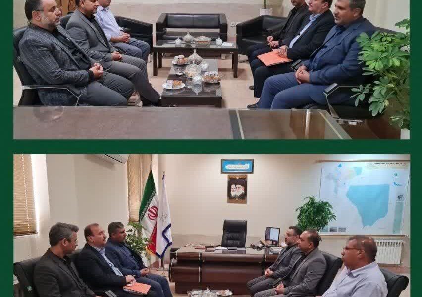 دیدار مدیر کل دامپزشکی استان اصفهان با فرماندار خوروبیابانک