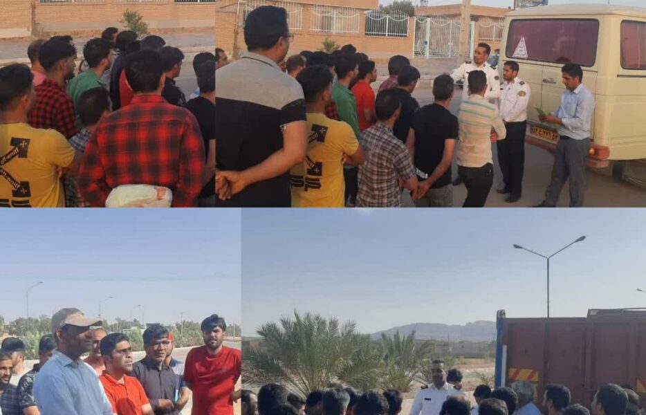 خدمات ترافیکی پلیس راهور شهرستان نایین در شهرستان خور و بیابانک