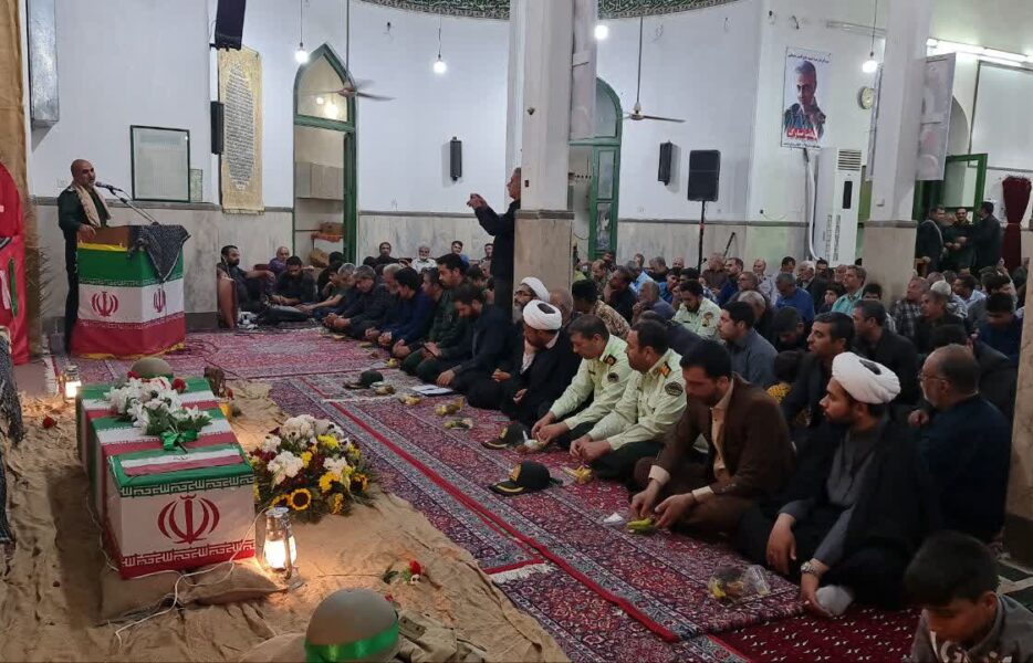 یادواره ۶ شهید دفاع مقدس روستای اردیب خوروبیابانک