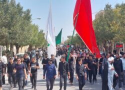 برگزاری مراسم پیاده‌روی جاماندگان اربعین حسینی در شهرستان نایین