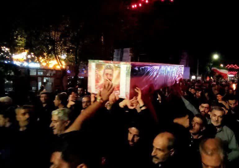 آیین وداع و تشییع پیکر پاک شهید ارتش در نائین برگزار شد