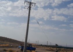 مراحل پایانی برق‌رسانی به روستای ابراهیم‌علی سفلی