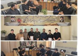 تجلیل فرمانده ناحیه مقاومت بسیج خوروبیابانک از خبرنگاران و اصحاب رسانه شهرستان