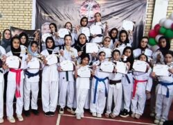 درخشش بانوان کاراته‌کای نایین در دومین دوره مسابقات قهرمانی کاراته بانوان شهرستان