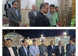 ادای احترام سرپرست فرمانداری ویژه نایین به مقام شامخ شهیدان در آستان مقدس امامزاده سلطان سیدعلی(ع)