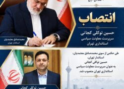 حسین توکلی کجانی سرپرست معاونت سیاسی استانداری تهران شد