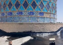 عملیات سبک‌سازی و اصلاح پشت‌بام بخش تاریخی آستان مقدس امامزاده سید سلطان علی علیه‌السلام