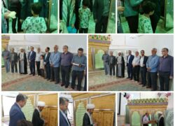 آیین غبارروبی و عطرافشانی حرم مطهر آستان مقدس امامزادگان سلطان سیدعلی(ع)نایین